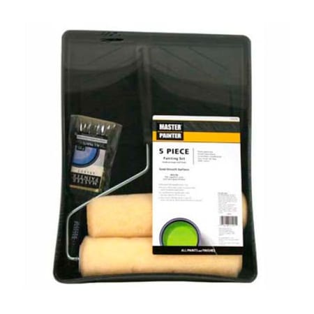 General Paint Master Painter 5-Piece Paint Tray Set, 3/8" Nap - 133236 133236